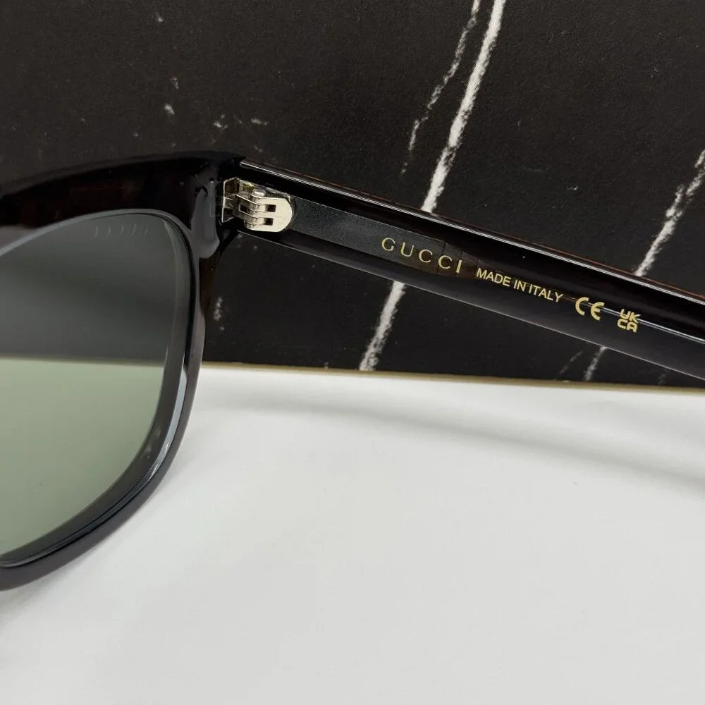 NEW GUCCI SUNGLASSES GG1523S 003 BROWN EYEWEAR